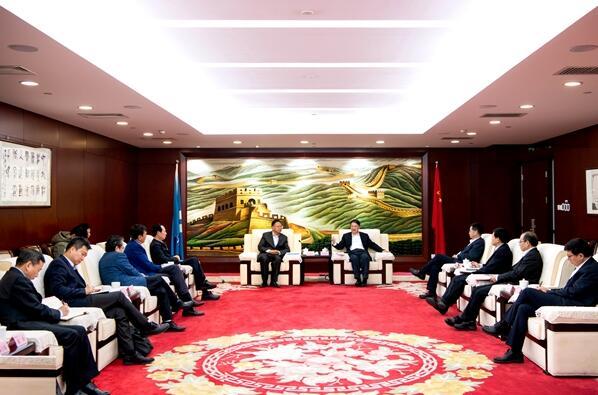 溫樞剛會(huì)見中國(guó)能建黨委書記、董事長(zhǎng)汪建平