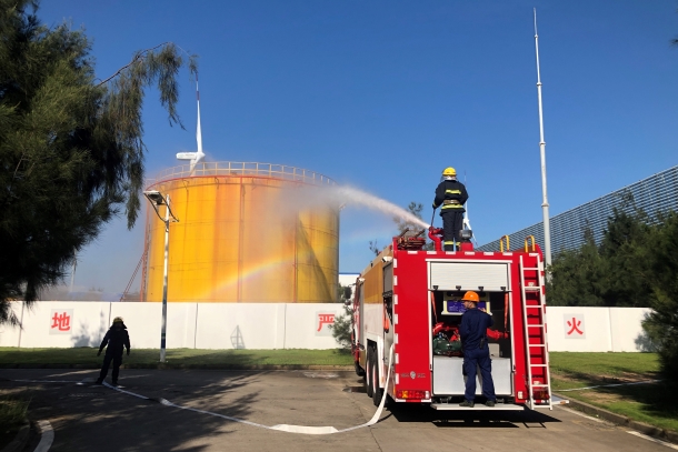 國家能源集團福建福州發(fā)電公司開展燃油罐區(qū)火災事故應(yīng)急演練