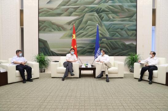 錢智民、江毅會見青海省委副書記、省長劉寧