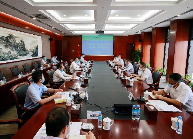 中國(guó)能建黨委書(shū)記、董事長(zhǎng)汪建平會(huì)見(jiàn)國(guó)華電力董事長(zhǎng)宋暢、總經(jīng)理李巍一行