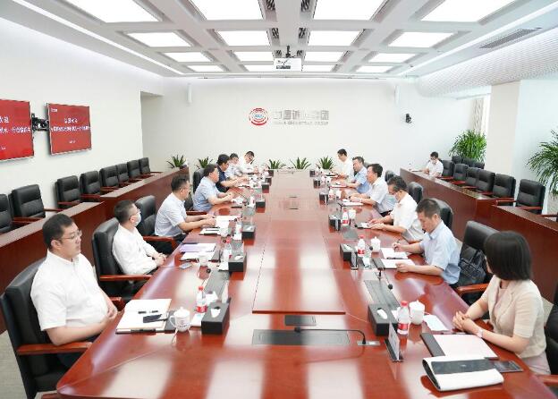 中國(guó)能建總經(jīng)理、黨委副書記孫洪水拜訪中國(guó)誠(chéng)通董事長(zhǎng)朱碧新