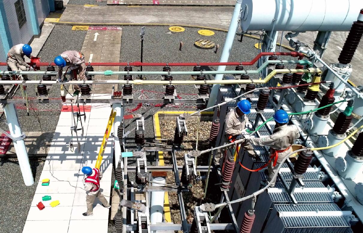 國(guó)網(wǎng)福安市供電公司:變電站主變檢修 確保供電穩(wěn)定