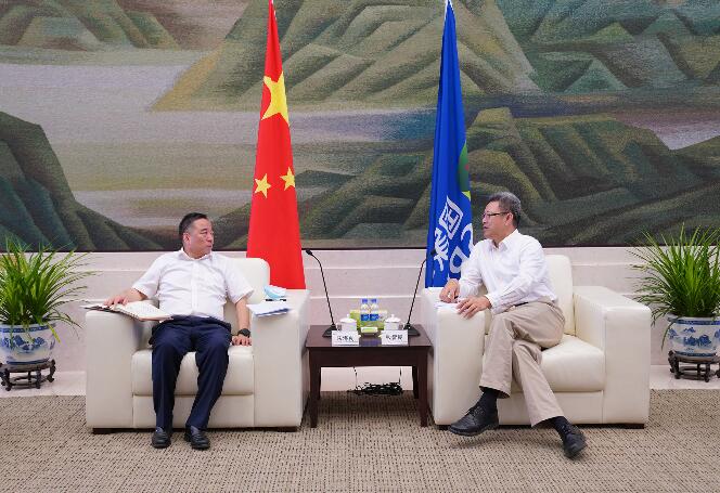 中國能建黨委書記、董事長宋海良拜會國家電投董事長錢智民