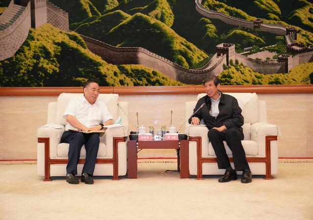 宋海良、孫洪水與大唐集團(tuán)董事長(zhǎng)陳飛虎座談