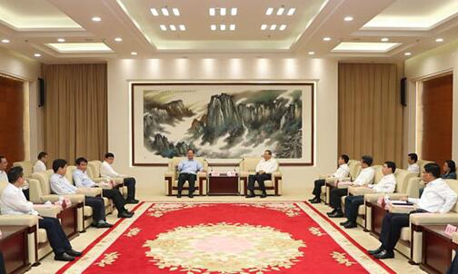 國(guó)家電網(wǎng)董事長(zhǎng)、黨組書(shū)記毛偉明拜會(huì)安徽省委書(shū)記李錦斌、省長(zhǎng)李國(guó)英