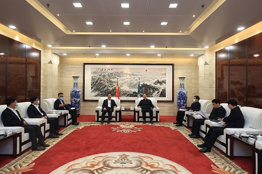 國家電網(wǎng)公司董事長(zhǎng)毛偉明會(huì)見華夏銀行董事長(zhǎng)李民吉