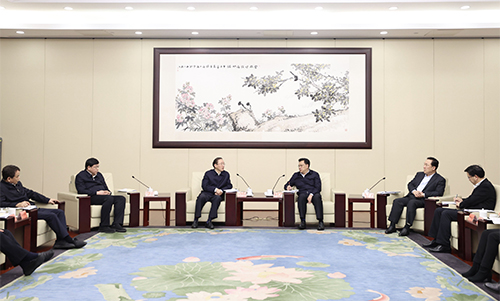 辛保安、張智剛拜會浙江省委書記袁家軍、省長王浩