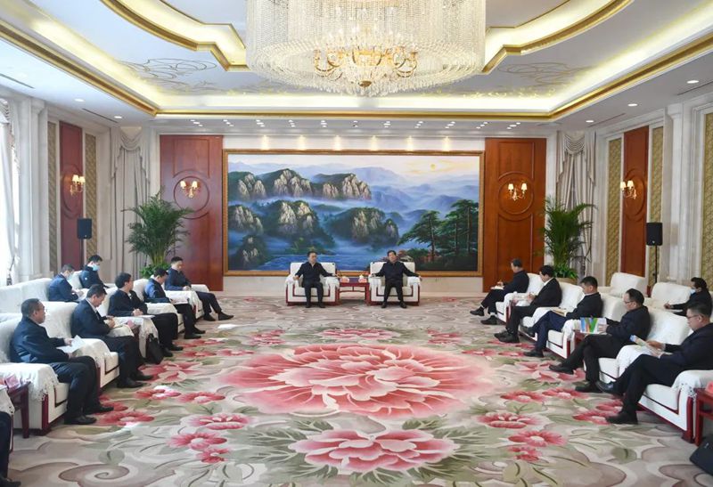 鄒磊拜會(huì)寧夏回族自治區(qū)黨委書記、人大常委會(huì)主任陳潤(rùn)兒