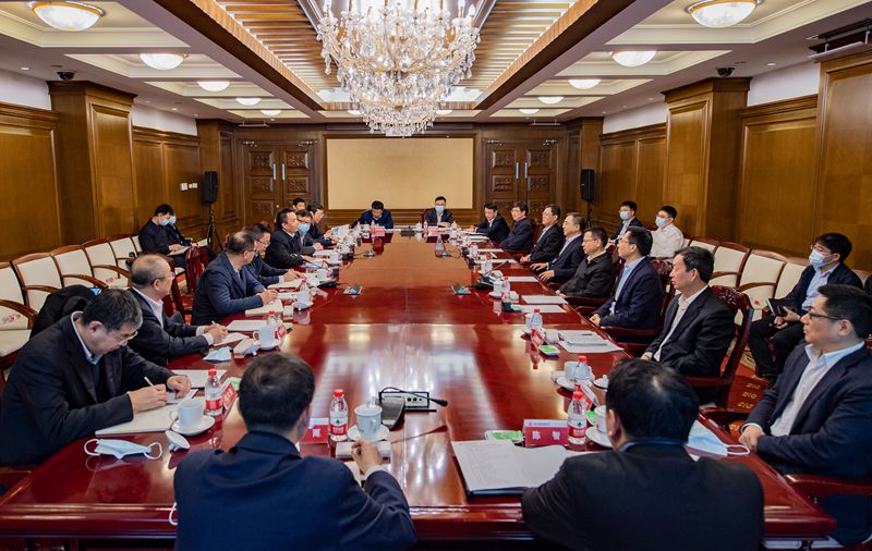 鄒磊、寇偉會(huì)見哈電集團(tuán)董事長曹志安、總經(jīng)理吳偉章