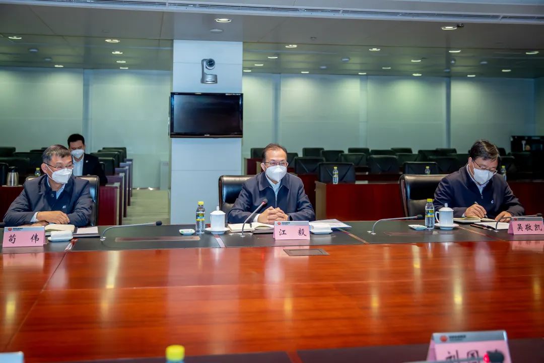 華電集團(tuán)有限公司黨組書記、董事長江毅與國家能源集團(tuán)黨組書記、董事長劉國躍舉行會(huì)談