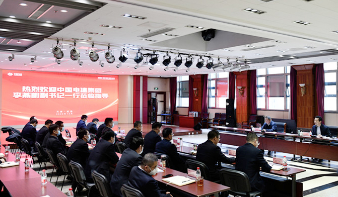 中國(guó)電建黨委副書記、董事李燕明到水電基礎(chǔ)局調(diào)研慰問(wèn)