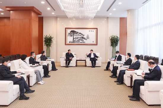 華能集團黨組書記、董事長溫樞剛會見中電聯常務副理事長楊昆