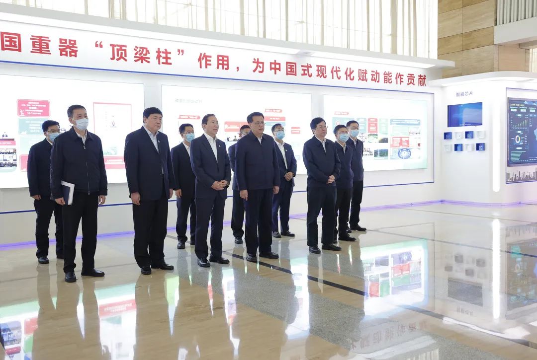 重慶市委書記袁家軍、市長胡衡華與國家電網(wǎng)董事長辛保安、總經(jīng)理張智剛會談