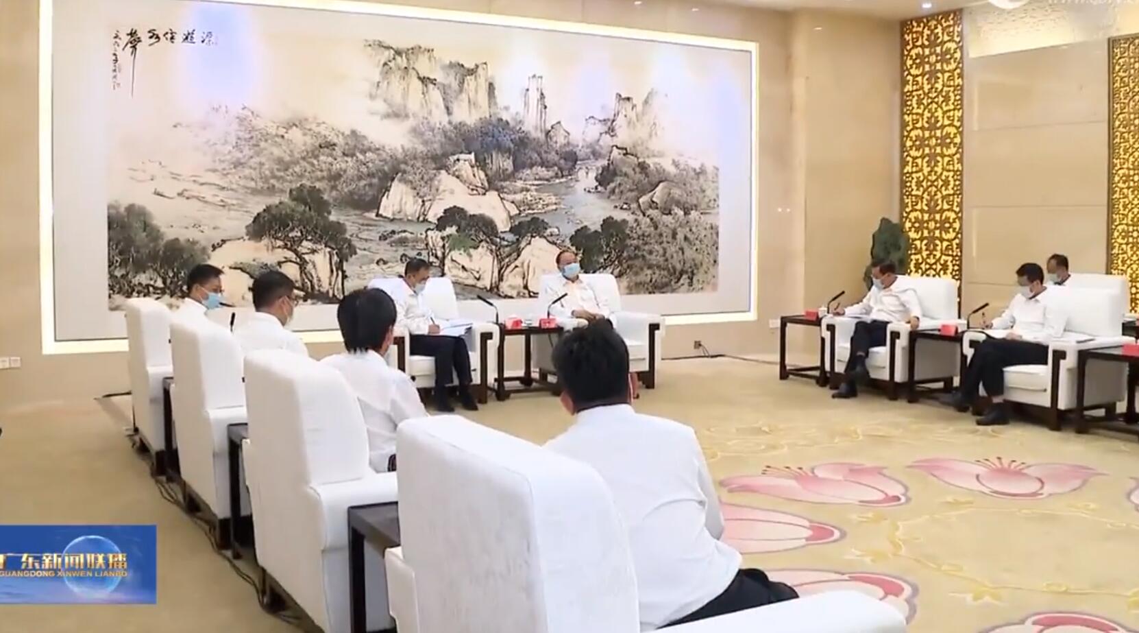 大唐集團(tuán)黨組書記、董事長(zhǎng)鄒磊拜會(huì)廣東省委書記黃坤明、省長(zhǎng)王偉中