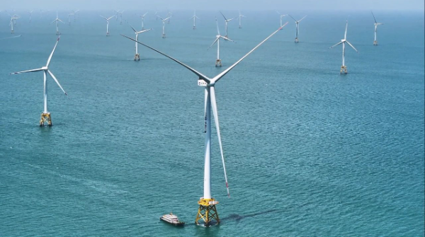 38.41萬千瓦時！全球首臺16兆瓦海上風機創(chuàng)單機日發(fā)電量新紀錄