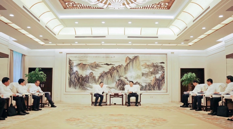 中國能建黨委書記、董事長宋海良拜會陜西省省長趙剛