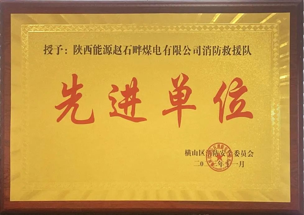 優(yōu)秀！再續(xù)輝煌！陜投集團(tuán)趙石畔煤電消防工作又獲表彰