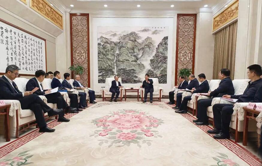 吳云拜會(huì)湖北省政府副省長(zhǎng)、黨組成員盛閱春