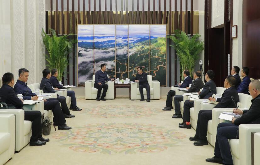 劉明勝會(huì)見(jiàn)遼寧省阜新市委書(shū)記胡濤