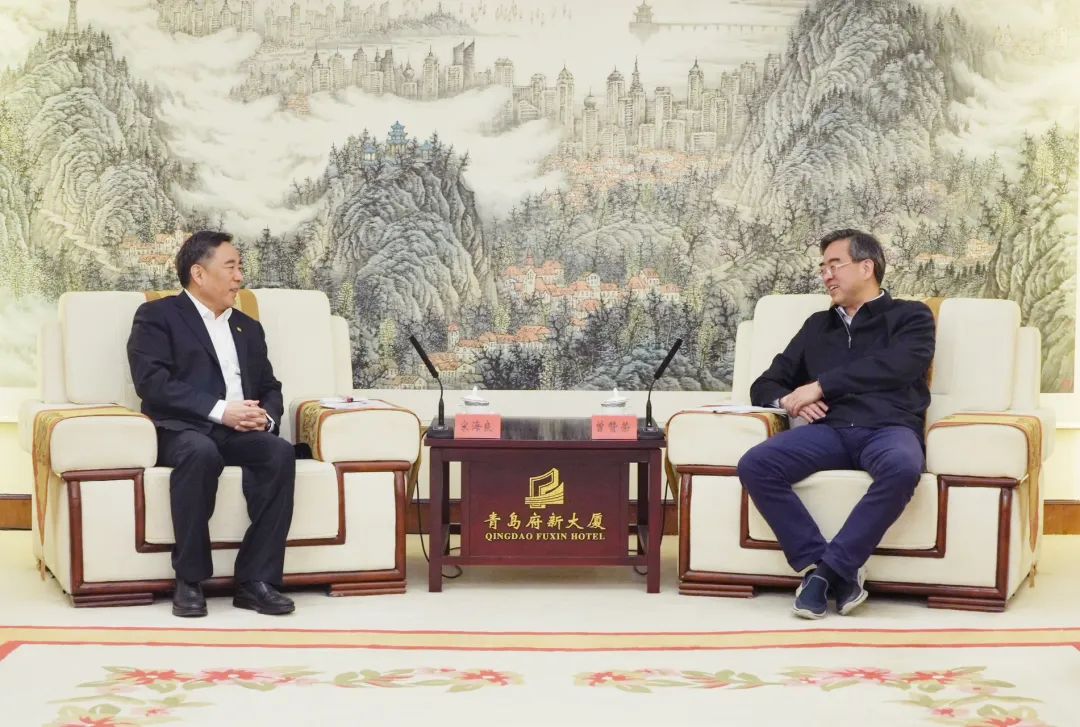 中國能建黨委書記、董事長宋海良拜會山東省委常委、青島市委書記曾贊榮