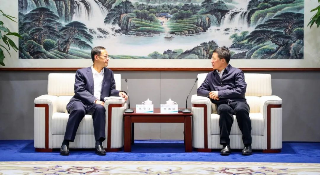 中國電氣裝備黨委書記、董事長李洪鳳會見交通銀行黨委副書記、行長張寶江