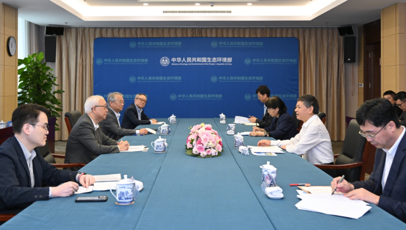 生態(tài)環(huán)境部部長黃潤秋會見香港環(huán)境及生態(tài)局局長
